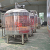 2000L Red Copper 3 edény automatikusan felmelegíti a sörfőző sörfőzőberendezéseket Svédországban