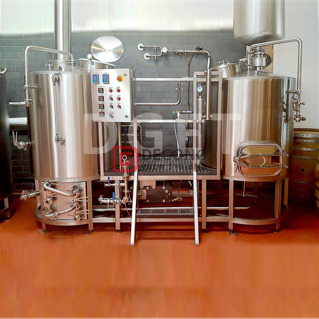 5BBL Kereskedelmi használt sörfőző rendszer kézműves sörfelszerelés eladó