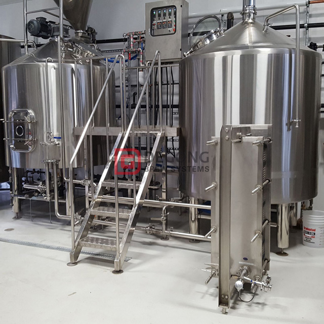 1500L 2/3/4 tartály sörfőző sörfőző rendszer sörfőzőkanna ipari felhasználású sörfőzőberendezésekhez