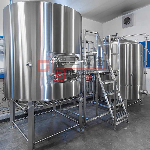 1000L Komplett rozsdamentes acélszigetelt félig automatikus kereskedelmi bár / személyes sörgyár használt sörfőző rendszer